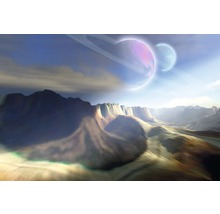 Papier peint panoramique intissé 18892 Futuristic Landscape 7 pces 350 x 260 cm