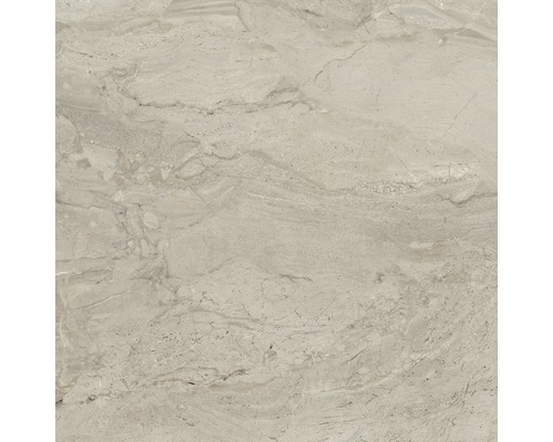 Carrelage sol et mur en grès cérame fin Sicilia 80 x 80 x 0,97 cm Avorio poli beige