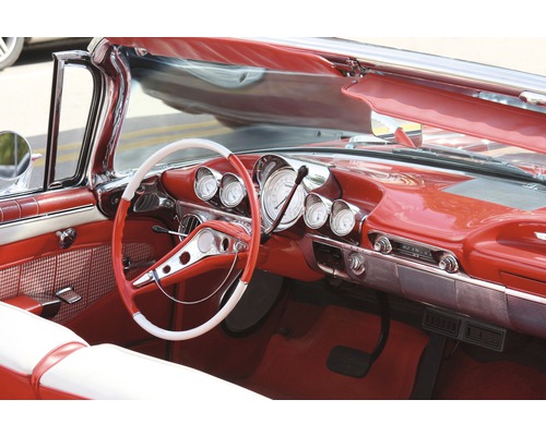 Papier peint panoramique intissé 21912 Convertible Car Interior 8 pces 400 x 260 cm