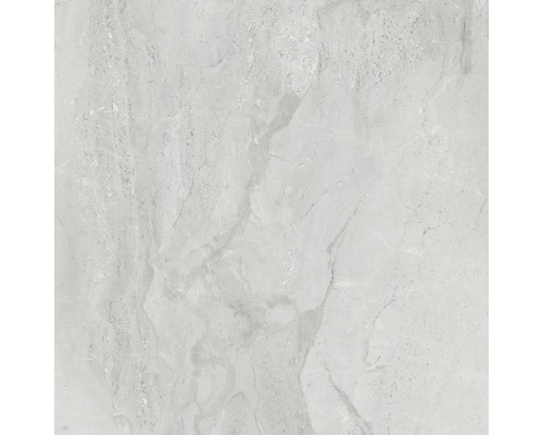 Feinsteinzeug Wand- und Bodenfliese Sicilia 80 x 80 x 0,97 cm Cenere poliert grau