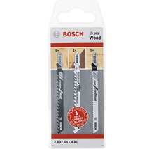 Bosch Stichsägeblätter Set Holz, 15 Stück