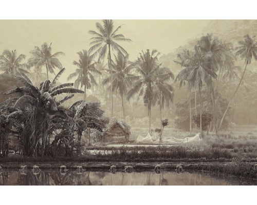 Papier peint panoramique intissé 18929 Sepia Tropical Forest 7 pces 350 x 260 cm