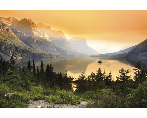 Papier peint panoramique intissé 18972 Saint Mary Lake 7 pces 350 x 260 cm