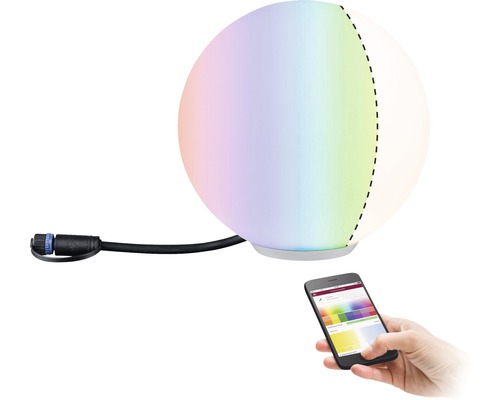 Lampe sphérique décorative avec commande par smartphone