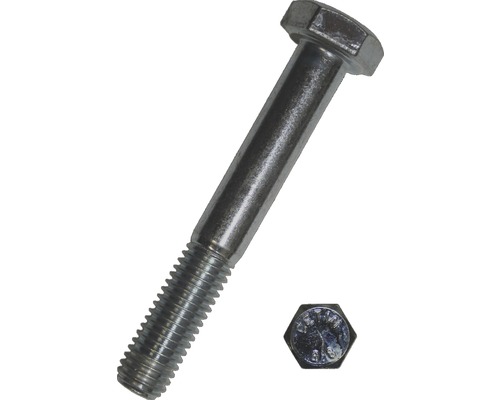 Sechskantschraube m. Schaft DIN 931 M12x90 mm galv.verzinkt, 25 Stück Sechskantschraube aus Metall