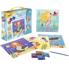 Kit d''art à paillettes avec motifs de sirènes et accessoires