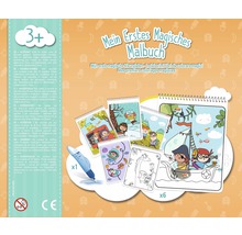 Mon premier livre de coloriage magique avec six modèles de coloriage et un crayon