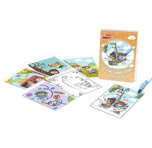 Joustra Livre de coloriage magique avec stylo et différents modèles de coloriage