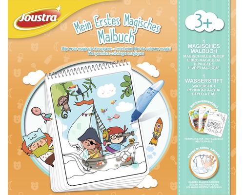 Joustra Mon premier livre de coloriage magique avec stylo à eau