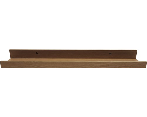 Baguette porte-photos rail pour tableaux tablette murale bois 55 cm Tablette à tableaux en bois avec trous de fixation
