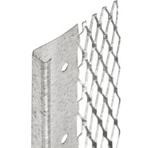 Profilé de finition d'enduit CATNIC acier galvanisé pour une épaisseur d'enduit de 10 mm 2500 x 6 x 10 x 66 mm lot = 25 pces-thumb-0