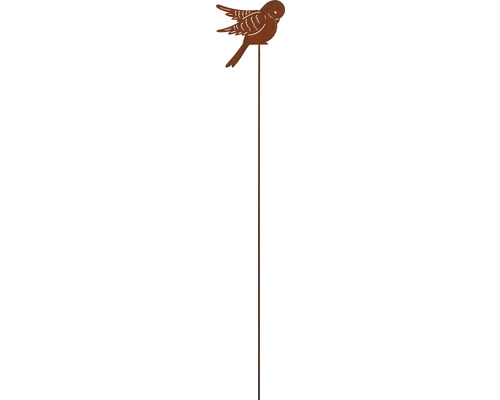 Tuteur décoratif Lafiora oiseau métal h 95 cm