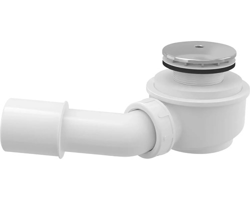 Bonde de douche extra plate 90 mm - Kit de trou d'écoulement pour receveur  de douche, siphon de douche avec système anti-odeurs, tamis à cheveux