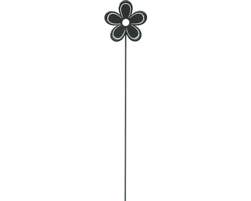 Dekostab Lafiora Blume H 90 cm Metall grau
