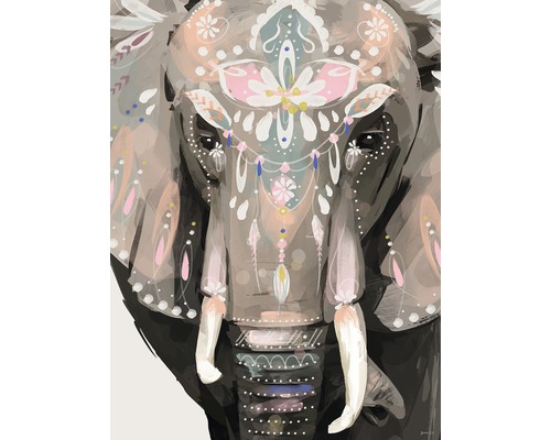Panneau décoratif Boho éléphant 61x91 cm