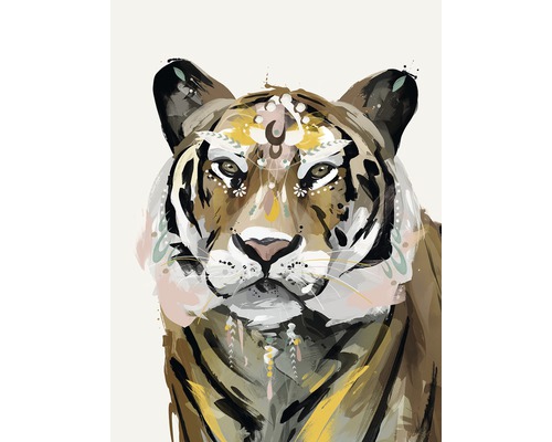 Panneau décoratif Boho tigre 61x91 cm