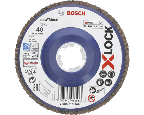 Disque à tronçonner diamanté Bosch Professional TS Multi Multi Ø 125x22 mm,  système X-LOCK - HORNBACH Luxembourg