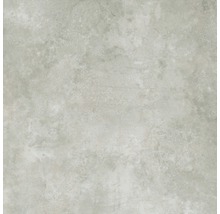 Carrelage sol en grès cérame fin Metallique gris 120 x 120 cm-thumb-0
