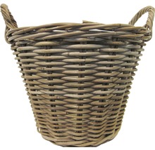 Panier en rotin avec deux poignées