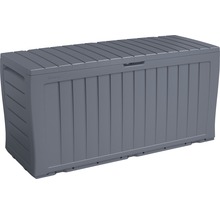Coffre de rangement gris en plastique pour l''extérieur