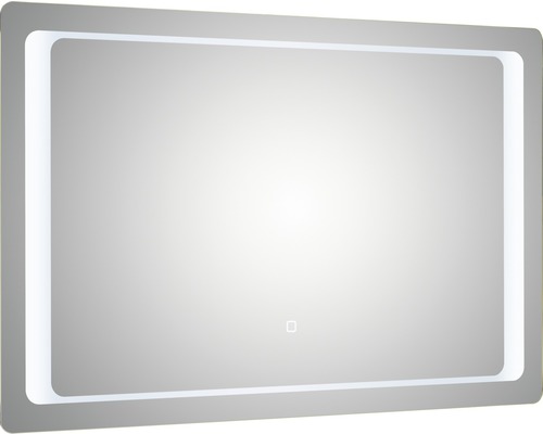 Miroir de salle de bains à LED Pelipal Filo Rustico 70x110 cm IP44 Miroir rectangulaire avec éclairage intégré