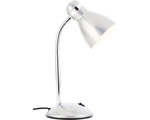 Schreibtischlampe mit flexiblem Arm und Schalter am Sockel