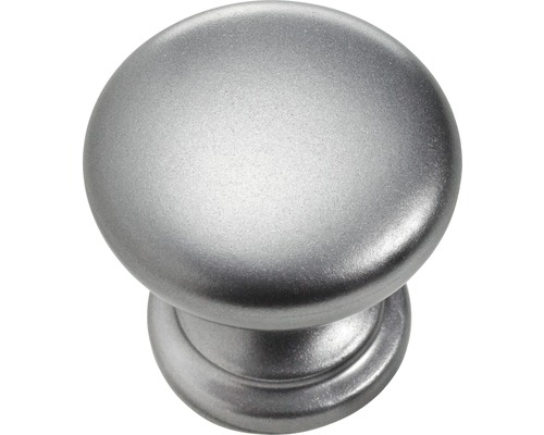 Möbelknopf Kunststoff grau 25 mm, 1 Stück