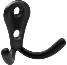 Mantelhaken schwarz 54x44x24 mm, 1 Stück