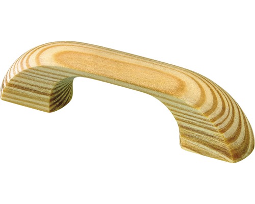 Poignée de meuble pin brut distance entre les trous 64 mm Lxlxh 97,5/25/17 mm, 1 pièce