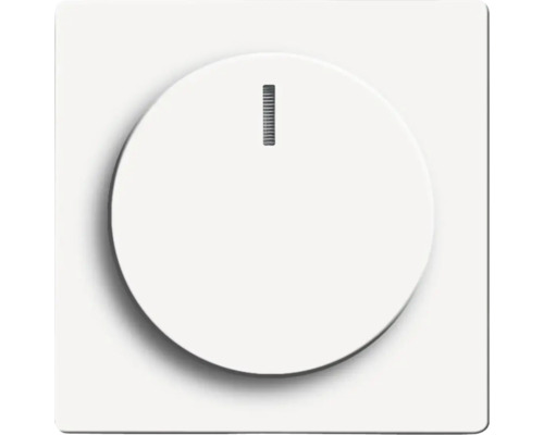 Plaque centrale avec bouton rotatif cache pour variateur Busch-Jaeger 6540-84-102 Future Linear blanc studio