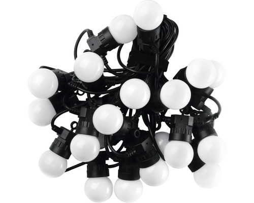 Guirlande lumineuse avec ampoules rondes pour l''extérieur