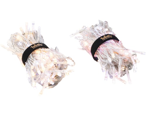 Deux guirlandes lumineuses avec bande logo Twinkly