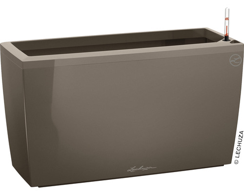 Raumteiler Lechuza Cararo Komplettset 75 x 30 x 43 cm beige Rechteckiger Pflanzkasten mit Wasserstandsanzeiger
