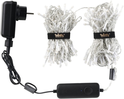 Guirlande lumineuse Twinkly avec bloc d''alimentation et commande