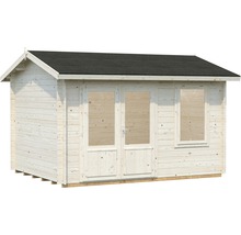 Abri de jardin Palmako Iris 9,6 m² avec plancher 404 x 320 cm naturel