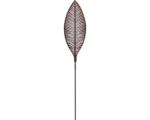 Tige décorative Lafiora feuille A métal h 139,5 cm cuivre