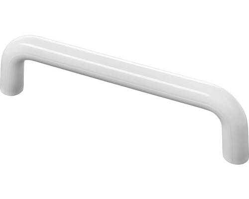 Jeu de 6 poignées de meuble plastique blanc LA 96 mm, 6 pièces Poignée de manutention