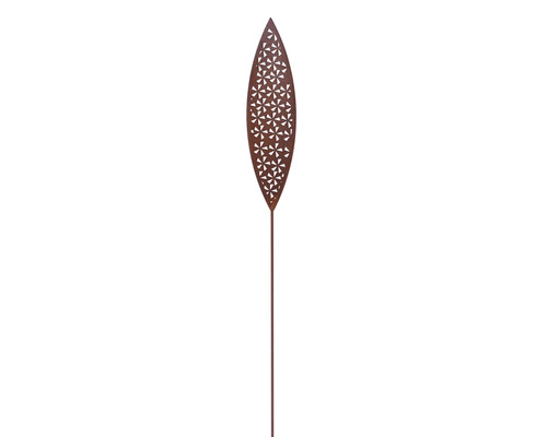 Tuteur décoratif Lafiora feuille C métal h 109 cm