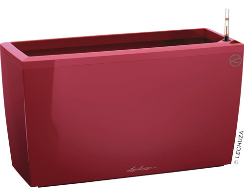 Raumteiler Lechuza Cararo Komplettset 75 x 30 x 43 cm rot Rechteckiger Pflanzkasten mit Wasserstandsanzeige