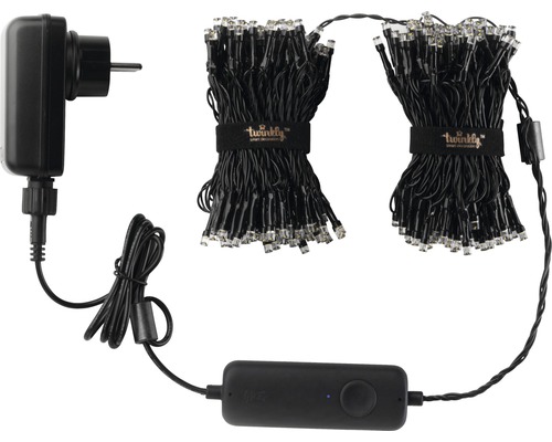 Guirlande lumineuse Twinkly avec bloc d''alimentation et unité de contrôle