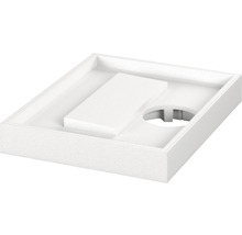Receveur de douche avec pente intégrée et évacuation