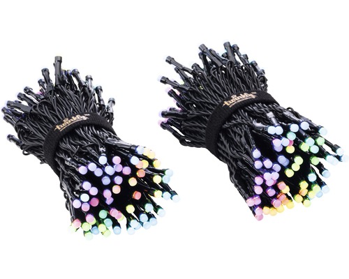 Deux guirlandes lumineuses groupées de marque Twinkly