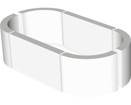 Tablette de pourtour ovale pour OF Circulu 113,2 x 197,4 cm-0