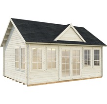 Gartenhaus Palmako Claudia 19,4 m² inkl. Fußboden 574 x 430 cm natur
