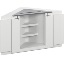 Meuble d''angle avec étagères pour cuisines et autres pièces
