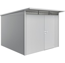 Gartenhaus Biohort AvantGarde Einzeltür Gr. A7 inkl. Regal und Werkzeughalter 260 x 300 cm silber-metallic