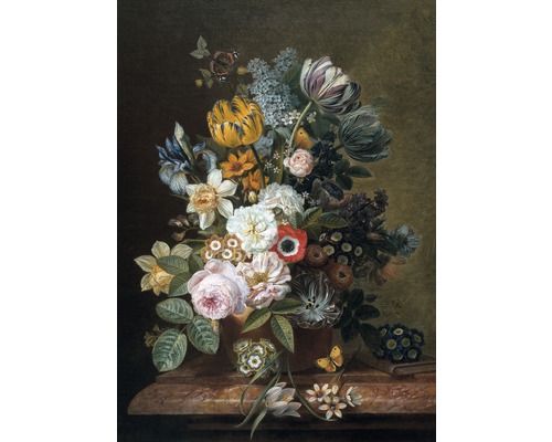 Tableau sur toile Nature morte et fleurs 70x100 cm