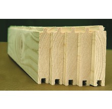 Bois de profil en bois avec rainure et languette