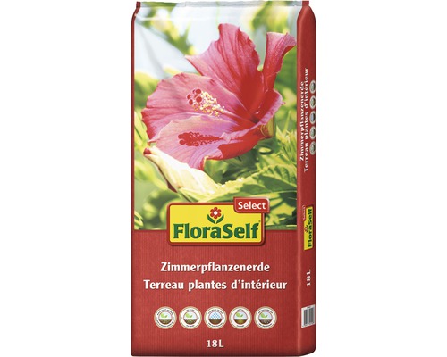 Terreau pour plantes d'intérieur FloraSelf Select 18 L-0