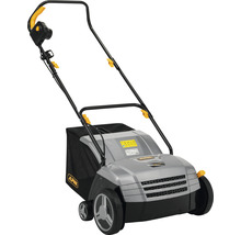 Scarificateur avec bac de ramassage pour l''entretien de la pelouse